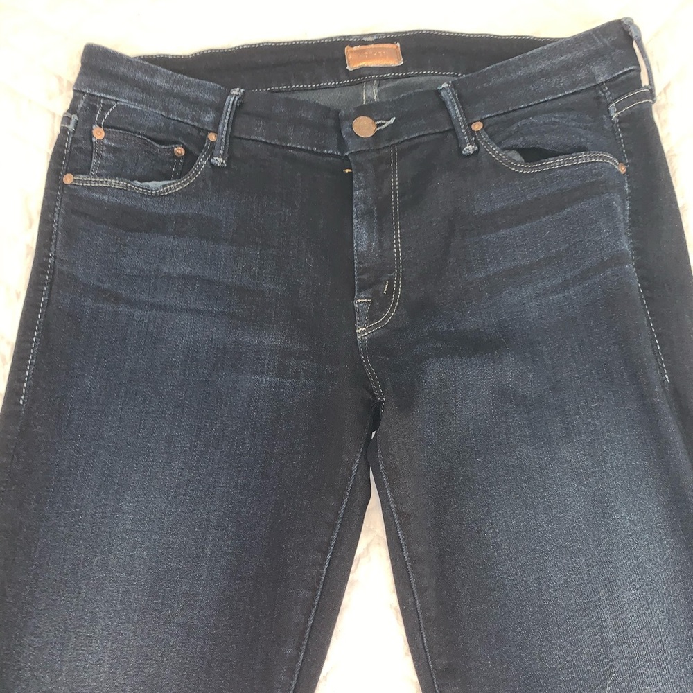 MOTHER “The Looker Crop” Coffee, Tea and Me Jeans